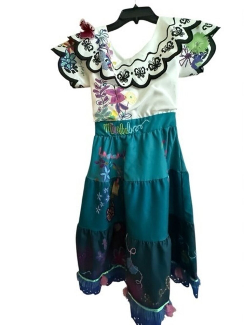 Disney Encanto Mirabel Dress & Glasses Bibbidi Bobbidi Boutique 7/8 Exclusive